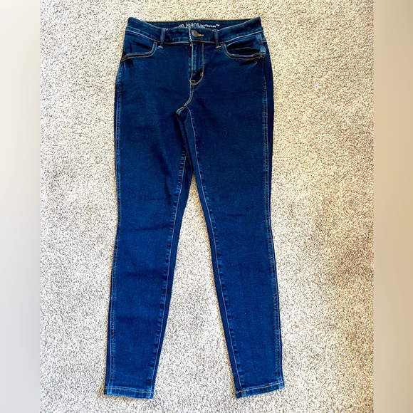 Maurices M Jeans Dark Wash Stretch Jeggings - Small - Picture 1 of 6